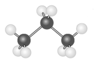 The following two hydrocarbon models represent structural isomers of each other.    