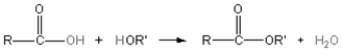 Which of the statements apply to the following reaction?   A)  formation of an amide B)  formation of an ether C)  formation of an ester D)  formation of an acid