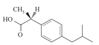 Consider the following substance found in over the counter analgesics.   How many chiral centers are in this molecule? A)  1 B)  2 C)  3 D)  4 E)  There are no chiral centers in this molecule.
