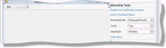 As shown in the accompanying figure,Visual Basic 2012 contains a(n) ____ Tag that allows you to create a full standard menu bar commonly provided in Windows programs.   A)  Menu B)  Action C)  Legend D)  Glossary