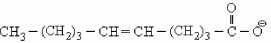 To oxidize the fatty acid molecule shown below, what enzymes) are needed in addition to the enzymes needed for β-oxidation? A) enoyl-CoA isomerase only B) 2,4-dienoyl-CoA reductase only C) both enoyl-CoA isomerase and 2,4-dienoyl-CoA reductase D) No additional enzymes are needed besides the normal ones for β-oxidation.