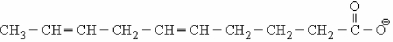 To oxidize the fatty acid molecule shown below, what enzymes)  isare)  needed in addition to the enzymes needed for β-oxidation?   A)  enoyl-CoA isomerase only B)  2,4-dienoyl-CoA reductase only C)  both enoyl-CoA isomerase and 2,4-dienoyl-CoA reductase D)  No additional enzymes are needed besides the normal ones for β-oxidation.