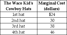 Table 4-3    -Which of the following statements is true? A)  Consumer surplus measures the total benefit from participating in a market. B)  When a market is in equilibrium consumer surplus equals producer surplus. C)  Consumer surplus measures the net benefit from participating in a market. D)  Producer surplus measures the total benefit received by producers from participating in a market.