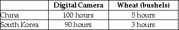 Table 2-21    -Refer to Table 2-25. This table shows the number of labor hours required to produce a motorcycle and a guitar in Ireland and Scotland. a. Which country has an absolute advantage in the production of motorcycles? b. Which country has an absolute advantage in the production of guitars? c. What is Ireland's opportunity cost of producing one motorcycle? d. What is Scotland's opportunity cost of producing one motorcycle? e. What is Ireland's opportunity cost of producing one guitar? f. What is Scotland's opportunity cost of producing one guitar? g. If each country specializes in the production of the product in which it has a comparative advantage, who should produce motorcycles? h. If each country specializes in the production of the product in which it has a comparative advantage, who should produce guitars?