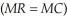 Explain why selling output at a price below that at which marginal revenue equals marginal cost   might serve to deter entry of a potential competitor.