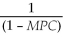 A general formula for the multiplier is A)    . B)    . C)    . D)    .