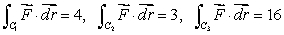 Suppose that and where C<sub>1</sub> is the line joining (0, 0)to (1, 0), C<sub>2</sub> is the line joining (0, 0)to (3, 0), C<sub>3</sub> is the line joining (0, 0)to (0, 1)and C<sub>4</sub> is the line joining (0, 1)to (0, 2). Determine, if possible, the value of the line integral of along the line from (0, 1)to (1, 0).If the value cannot be determined, say so.