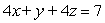 Find the parametric equations for the line of the intersection of the planes and .
