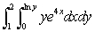 Evaluate the iterated integral.