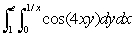 Evaluate the iterated integral.