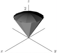  Set up the three-dimensional integral  \int _ { R } y d V  where R is the  ice-cream cone  enclosed by a sphere of radius 2 centered at the origin and the cone  z = \sqrt { 3 x ^ { 2 } + 3 y ^ { 2 } }  .Use rectangular coordinates.   A)   \int_{R} y d \mathrm{~V}=\int_{0}^{2 \pi} \int_{0}^{1} \int_{\sqrt{3 r}}^{\sqrt{4-r^{2}}} r^{2} \sin \theta d z d r d \theta  B)   \int _ { R } y d V = \int _ { 0 } ^ { 2 \pi } \int _ { 0 } ^ { \pi / 6 } \int _ { 0 } ^ { 2 } \rho ^ { 3 } \sin \theta \sin ^ { 2 } \phi d \rho d \phi d \theta  C)   \int _ { R } y d V = \int _ { - 1 } ^ { 1 } \int _ { - \sqrt { 1 - x ^ { 2 } } } ^ { \sqrt { 1 - x ^ { 2 } } } \int _ { \sqrt { 3 x ^ { 2 } + 3 y ^ { 2 } } } ^ { \sqrt { 4 - x ^ { 2 } - y ^ { 2 } } } y d z d y d x