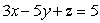 Consider the plane .Find the value of a that makes the vector perpendicular to the plane.