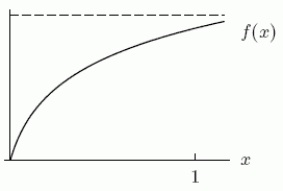 The following numbers are the left, right, trapezoidal, and midpoint approximations to  \int_{0}^{1} f(x) d x  , where f(x)is as shown.(Each uses the same number of subdivisions.) • 0.36735 • 0.39896 • 0.36814 • 0.33575   Which one is the midpoint approximation? 