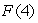 Suppose f(t)is given by the graph below.If , what is ?
