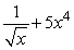 <strong>Find the derivative of .</strong> A) B) C) D) E)None of the above