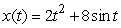 A particle moves in such a way that .What is the instantaneous rate of change at t = 0?