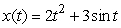 A particle moves in such a way that , where x is the horizontal distance the particle has traveled, in units, and t is time, in seconds.What is the average rate of change between t = 0 and ? Specify units