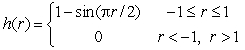 Given the function .Is differentiable at r = -1?