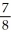 Calculate the value of x:   : x =   :   A) 38/288 B) 72/288 C) 38/144 D) 35/144 E) 63/20