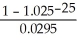 Compute the value of  