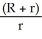 Solve:   =   for V