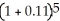 Evaluate 5000   A) 0.08 B) 5000 C) 8425.29 D) 5281.12 E) 25000