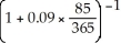 Solve: x   + 2x   = $2551.65