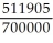 a)Let x represent the sales volume in dollars. Total revenue: TR = x   =   = 58% of revenue = 0.58 Total cost: TC = 215 000 + 0.58x     b)Using the contribution margin approach and assuming that P = $1.00, we obtain: CM = P-VC = 1-0.58 = 0.42 BE volume (in units)=   =   = 511904.76 = 511905 units Capacity =   = 700 000 BE volume as a percent of capacity =   = 73.13% c)FC = $203 800 and VC = 0.62, then CM = 1-0.62 = 0.38 CR =   =   = 0.38 BE in sales dollars =   =   = $536 315.79