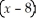 Solve the system of equations: y - 8 =     2y - x = 8 A) 10,9 B) 20,14 C) 12,10 D) -4,2 E) Unique answer is not possible