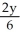 Solve the system of equations:   -   = 6 3x + 4y = 12