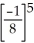 Evaluate:  