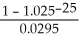 Compute the value of  