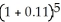 Evaluate 5000   A) 0.08 B) 5000 C) 8425.29 D) 5281.12 E) 25000