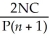 Evaluate K: K =   for N = 32, C = 20, P = 1859, n = 26