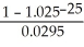 Compute the value of  