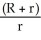 Solve:   =   for V