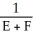 Solve: D =   for F