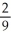 Calculate the value of x:   :x =   :   A)  4/1 B)  2/81 C)  81/2 D)  1/4 E)  1/9