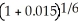 PMT = 50, i = 0.03÷2 = 0.015, n = 20 × 12 = 240, c =   =   a) p =   - 1 = 0.00248452 FVg = 50.00   = 50.00(327.636659) = $16381.83 b) Interest = 16381.80 - 240(50.00) =16381.83 -12000.00 = $4381.83