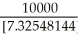 a) PV = 10 000.00; n = 2(4) = 8; i =   = 2% = 0.02; I/Y = 8; P/Y = C/Y=4; 10000 = PMT   10000 = PMT[7.32548144] PMT =   PMT = $1365.10 Programmed solution:   b) Amortization Table (done using Excel):   c) PMT = 1365.10; n = 5(number of payments left); i = 0.02 PV = 1365.10   = $6434.34 Programmed solution:   The difference from the chart is due to rounding.