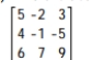 <strong>Find the determinant of the matrix </strong> A)364 B)340 C)100 D)76 E)14