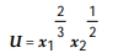 <strong>A utility function is given by Find the value of x2 if the points, (64, 256)and (512, x2)lie on the same indifference curve.</strong> A)64 B)4 C)16 D)256 E)1024