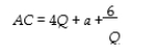 <strong>A firm's average cost function takes the form and it is known that MC = 35 when Q = 3. Find the value of AC when Q = 6.</strong> A)11 B)25 C)59 D)36 E)216