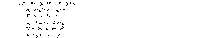 Multiply out the brackets and simplify  <div style=padding-top: 35px> 