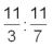 Express the following ratio in its lowest terms:  