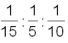 Express the following ratio in its lowest terms:  