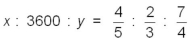Solve the following proportions for the unknown quantities:  