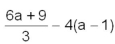 Simplify:   A)  -2a + 13 B)  -2a - 1 C)  -2a + 7 D)  2a + 7 E)  2a - 1