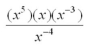 Simplify the following:   A)    B)    C)    D)    E)   