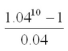 Evaluate the following:   A)  12.006 B)  698.137 C)  1.201 D)  36.006 E)  35.58